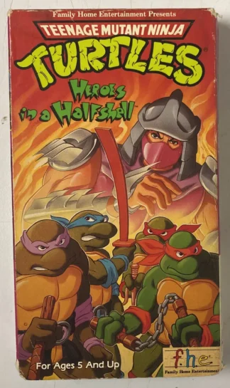 Teenage Mutant Ninja Turtles Heroes in A Halfshell (1988) - VHS